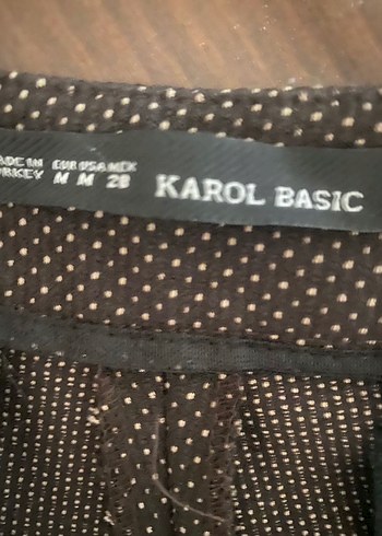 Kadın Puantiyeli  Kumaş Pantolon - Görsel 3