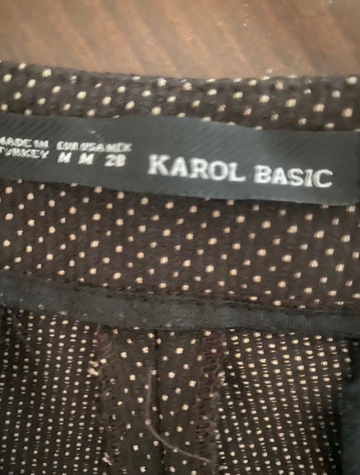 Kadın Puantiyeli  Kumaş Pantolon - Görsel 3