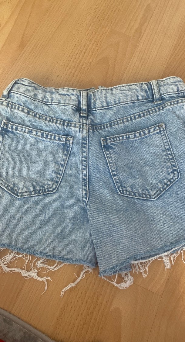 Çocuk Mavi Bol Kesim  kısa Şort - Görsel 2