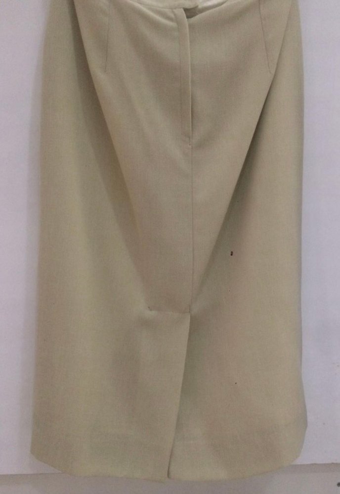 Bej Düğmeli Kadın Ofis İkili Takım - Görsel 2