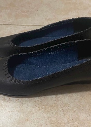 Hotiç Siyah Dolgu Topuklu Kadın Babet - Görsel 2