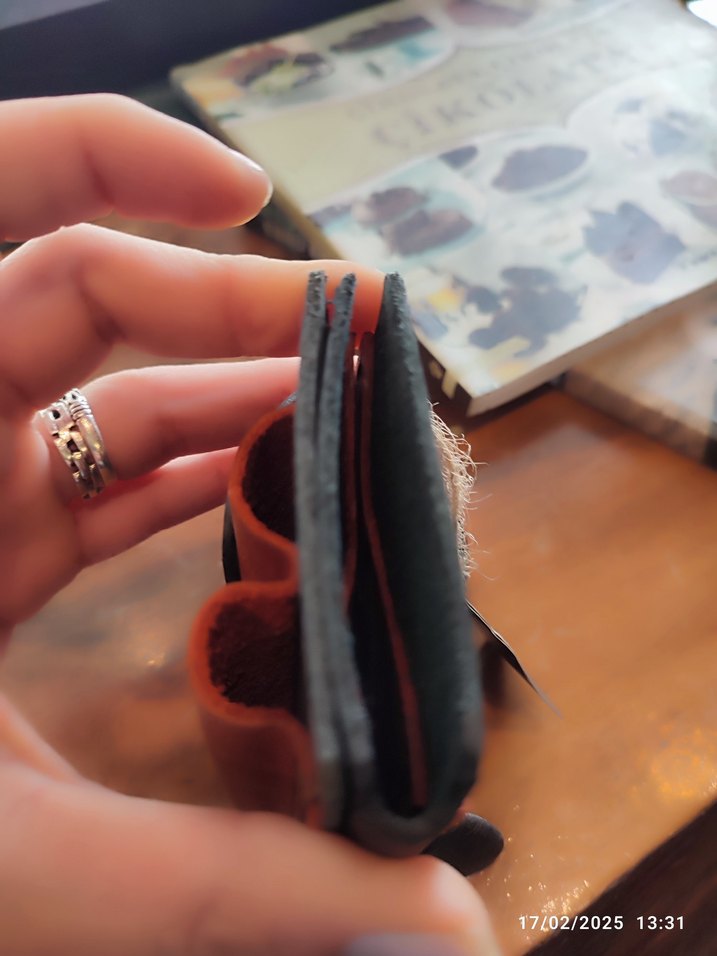 Two Bears Gerçek Deri 15mm Fener ve Çakı Edc Kartlık Cüzdan - Görsel 3