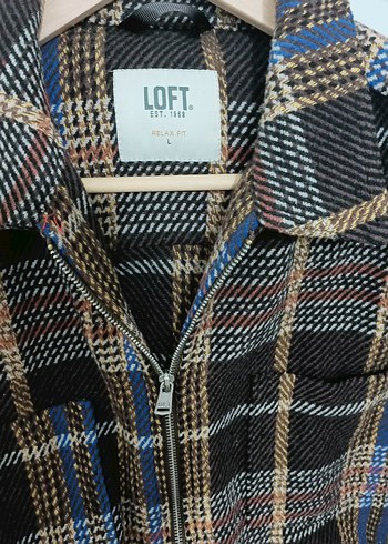 LOFT Çok Renkli Ekose erkek mont gömlek
