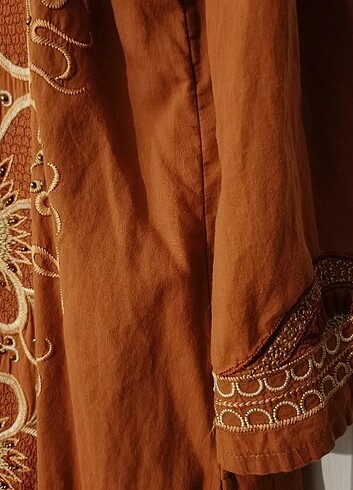 m Beden camel Renk Vintage Plaj kıyafeti