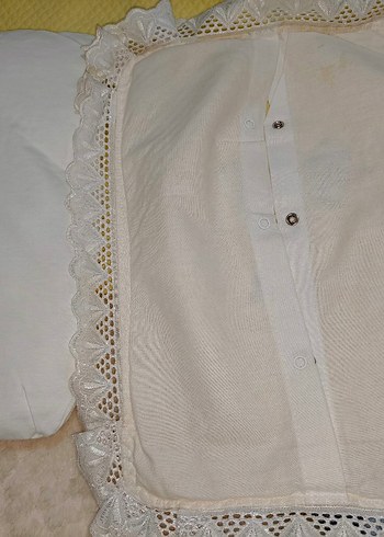 Sarı Nakışlı Bebek Uyku Seti 6 parça - Görsel 4