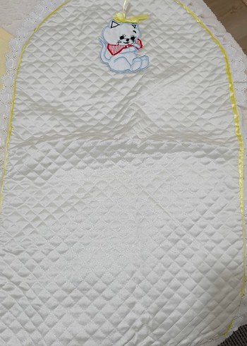 Sarı Nakışlı Bebek Uyku Seti 6 parça - Görsel 7