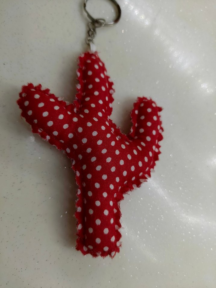 Kırmızı Bohem Kadın Anahtarlık 2'li - Görsel 4