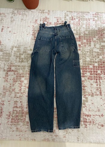 Lacivert buggy jean - Görsel 3