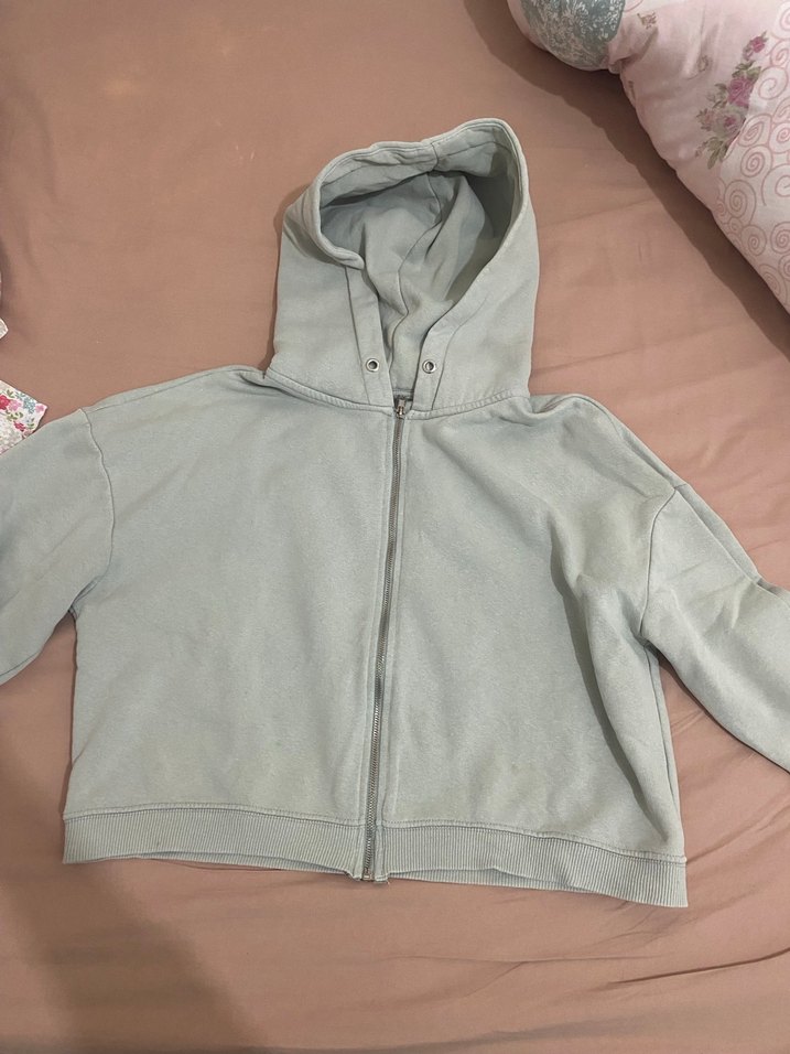 Su yeşili Addax kısa hırka - Görsel 3