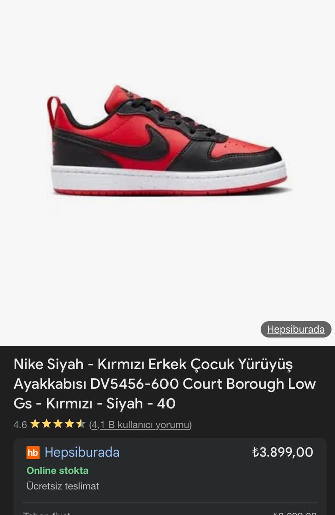 Nike court borough - Görsel 2