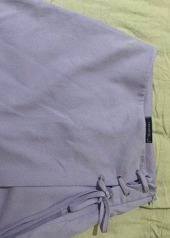 Mor şort etek - Görsel 3