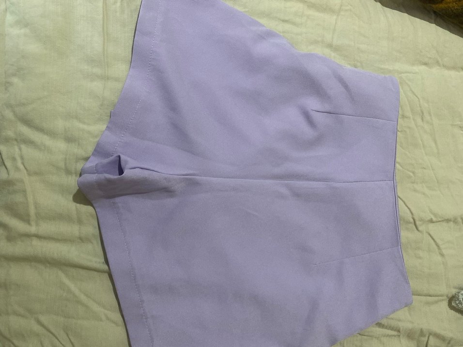 Mor şort etek - Görsel 4