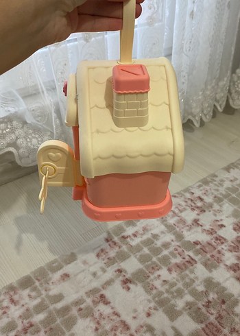 Pastel Pembe Oyuncak Ev Kumbara - Görsel 6