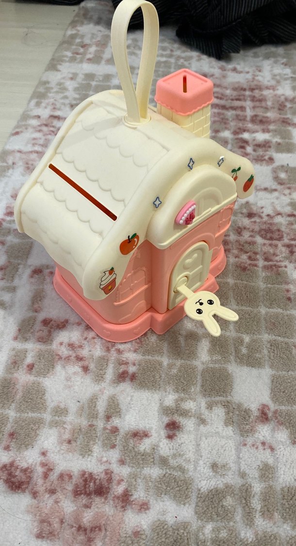 Pastel Pembe Oyuncak Ev Kumbara - Görsel 2