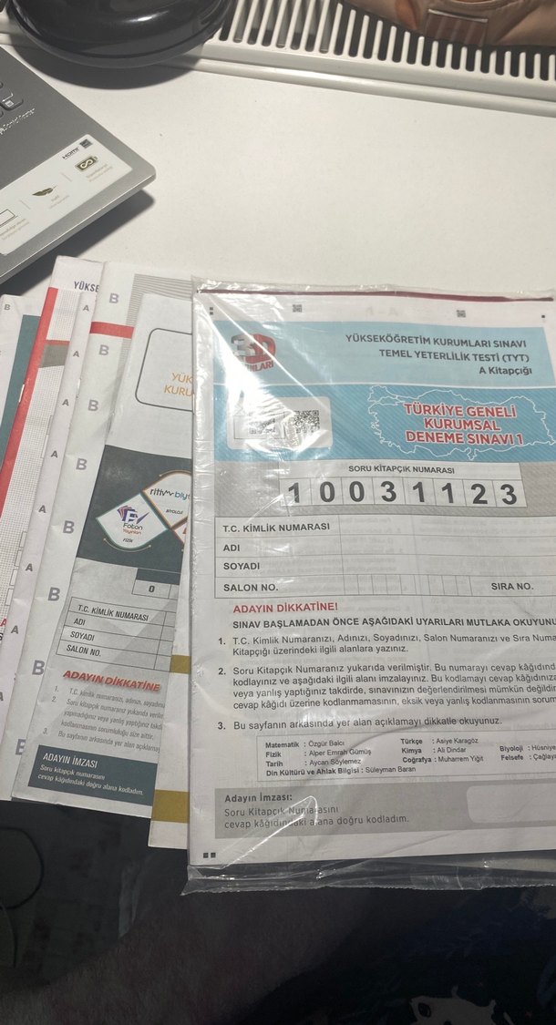 Tyt ayt genel deneme seti TOPLU - Görsel 2