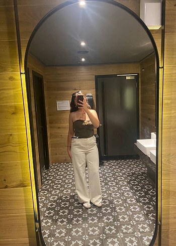 Trendyol & Milla Beyaz Kumas Pantalon