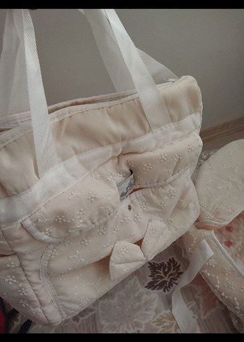 Nakışlı Beyaz Bebek Uyku Seti - Görsel 2