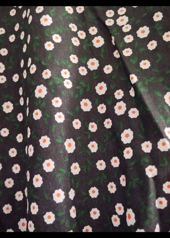 Siyah Beyaz Bağlama Desenli Uzun Elbise - Görsel 3