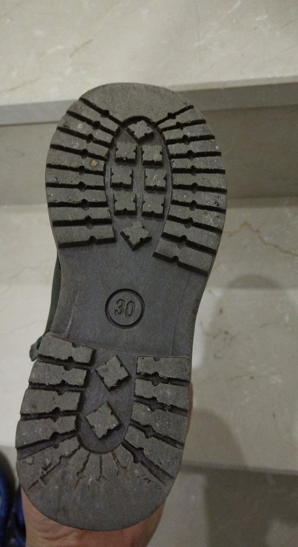 Gri Erkek Çocuk Botları, Tokalı, Sıcak İç Astarlı - Görsel 3