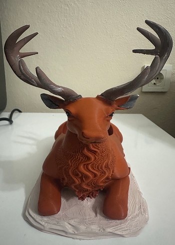 Hediyelik 3D Baskı Geyik Telefon Standı  Özel Tasarım - Görsel 2