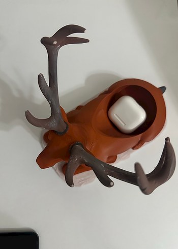 Hediyelik 3D Baskı Geyik Telefon Standı  Özel Tasarım - Görsel 3