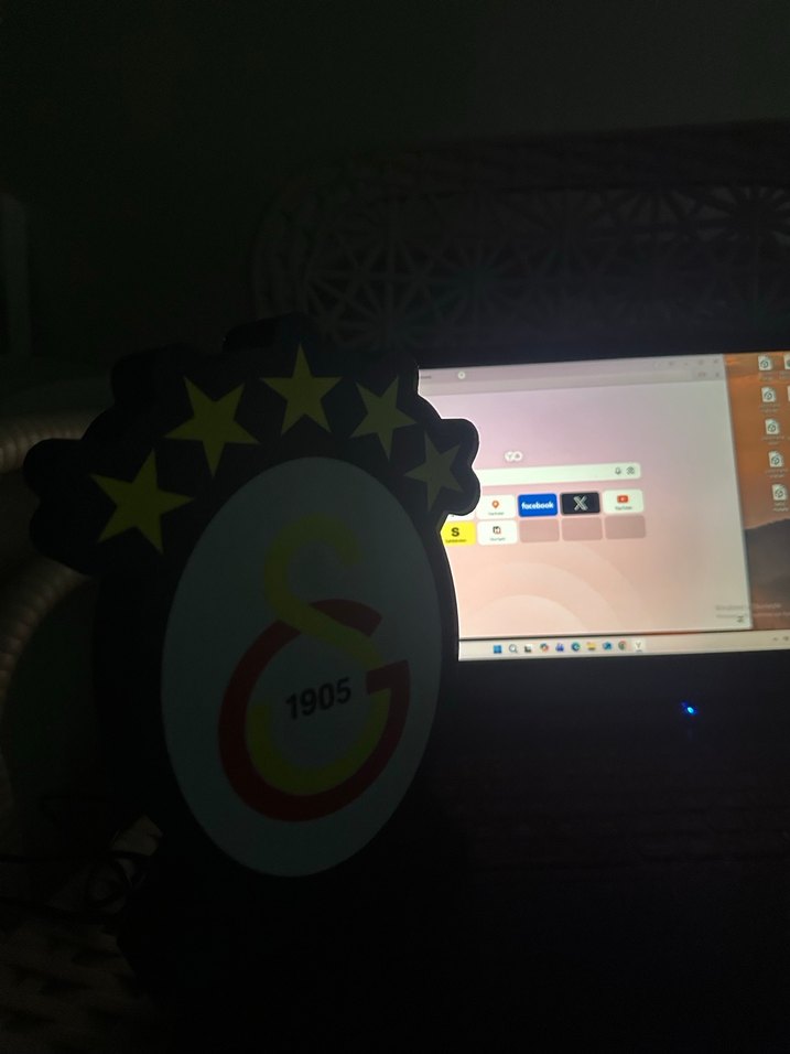 Işıklı Masa ÜSTÜ GALATASARAY - Görsel 3