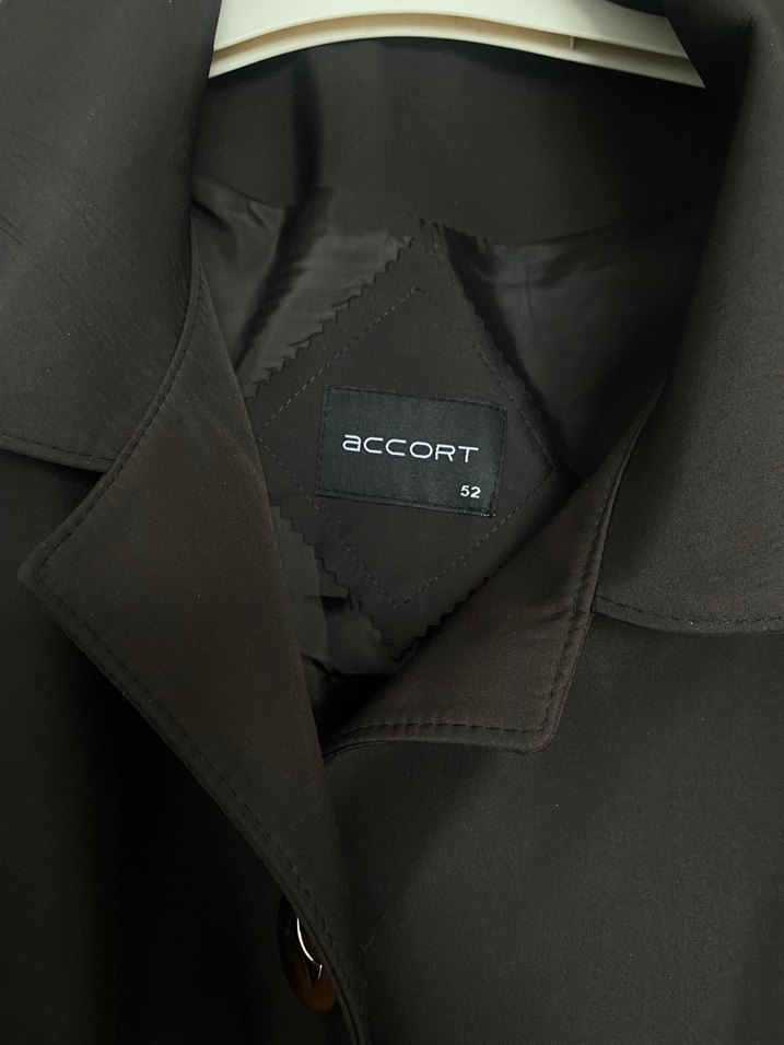 Düğmeli Kadın Kahverengi Midi Trençkot - Görsel 2