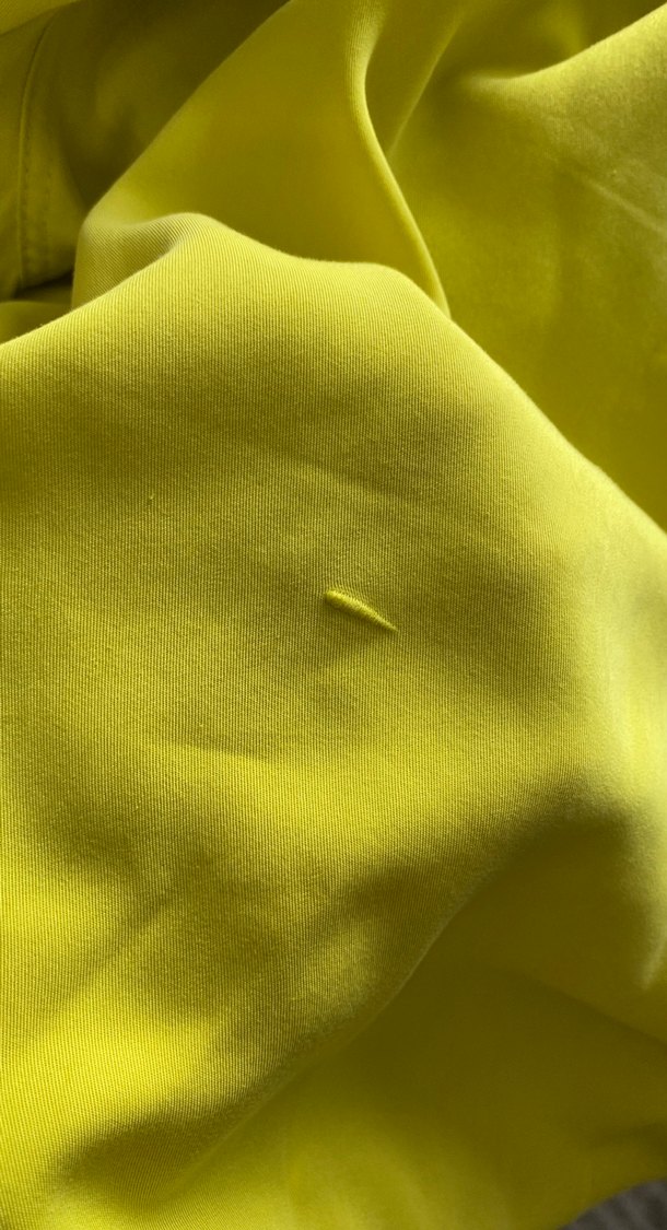 Düğmeli Sarı Uzun Kollu Salaş Kadın Gömlek - Görsel 3