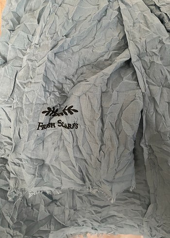 #freschscarfs bürümcük desen düz renk şal - Görsel 3