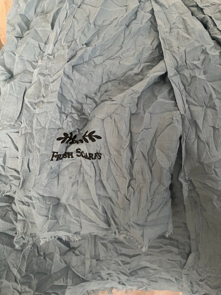 #freschscarfs bürümcük desen düz renk şal - Görsel 3