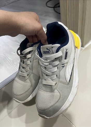 Puma Gri Erkek Çocuk Spor Ayakkabı - Görsel 3
