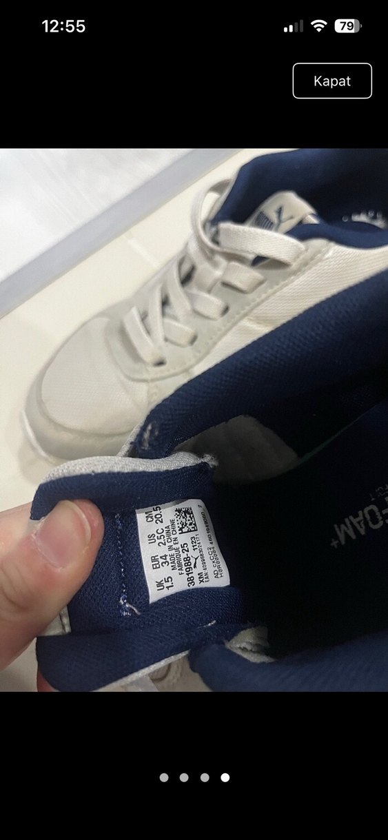 Puma Gri Erkek Çocuk Spor Ayakkabı - Görsel 2