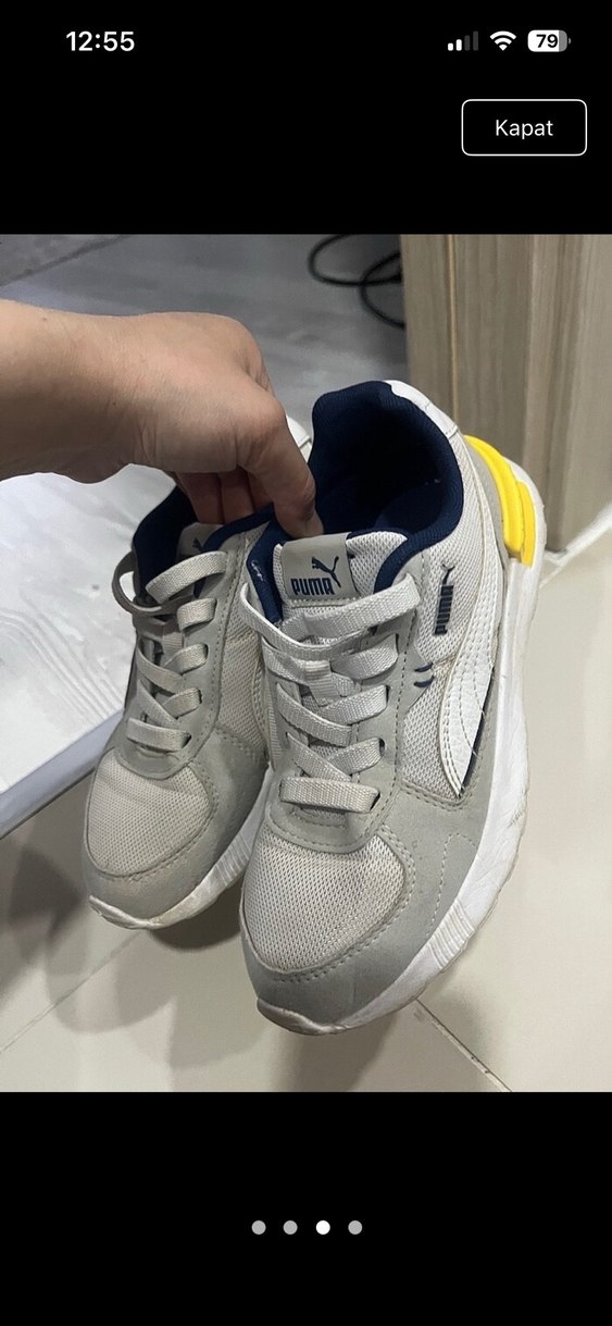 Puma Gri Erkek Çocuk Spor Ayakkabı - Görsel 3