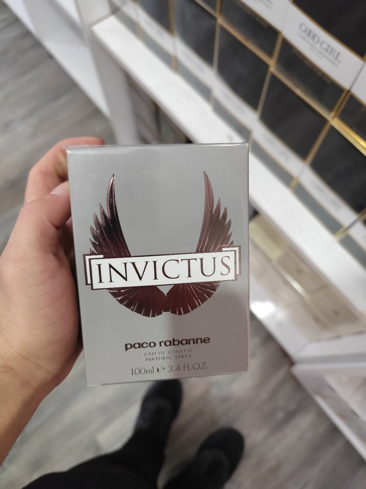 Paco Rabanne Invictus Erkek Parfümü - Gri - Görsel 2