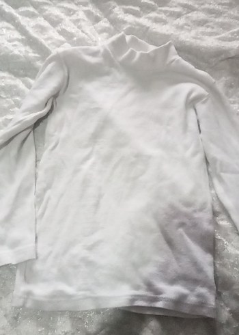 Beyaz Çocuk Uzun Kollu Atlet - Görsel 2