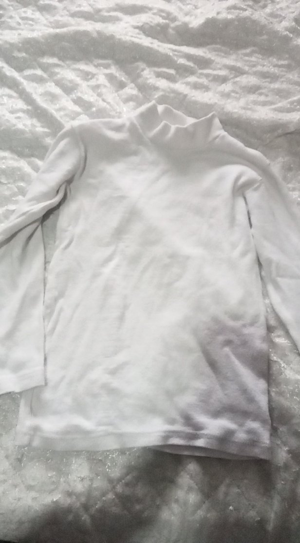 Beyaz Çocuk Uzun Kollu Atlet - Görsel 2