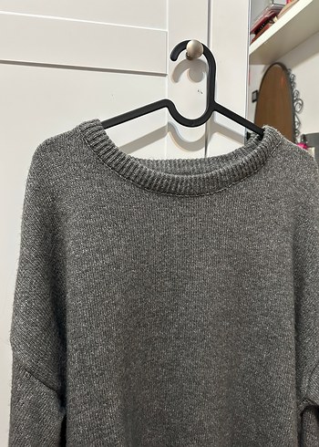 diğer Beden gri Renk Öykü fashion kazak
