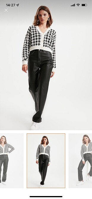 Trendyolmilla deri pantalon