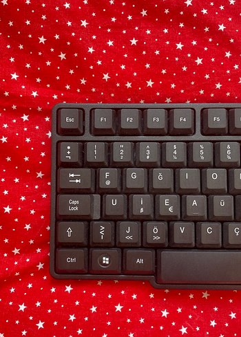 Kablolu Siyah Standart Klavye f klavye - Görsel 6