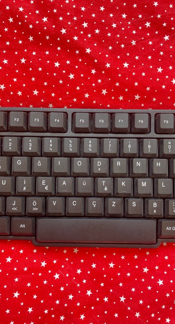 Kablolu Siyah Standart Klavye f klavye - Görsel 5