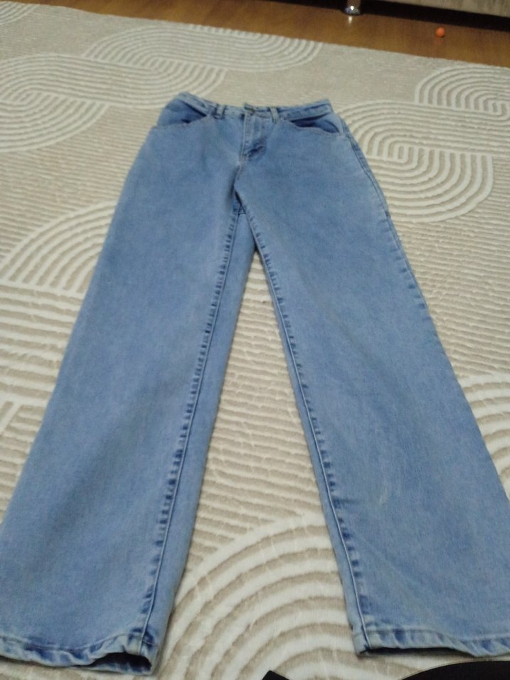 Mavi Normal Kesim Kadın Denim Pantolon - Görsel 2