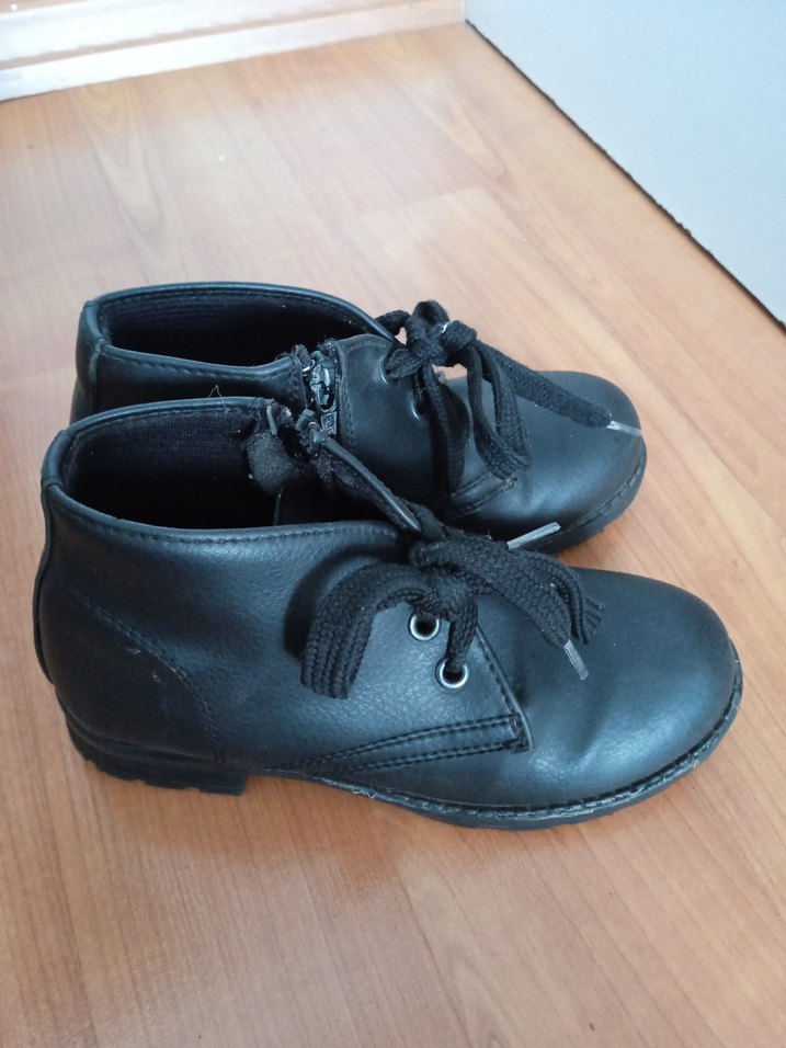 Siyah Kemerli Minimalist Erkek çocuk Botu - Görsel 2