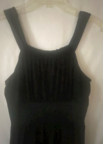 Siyah Drapeli Gece Elbisesi - Görsel 2