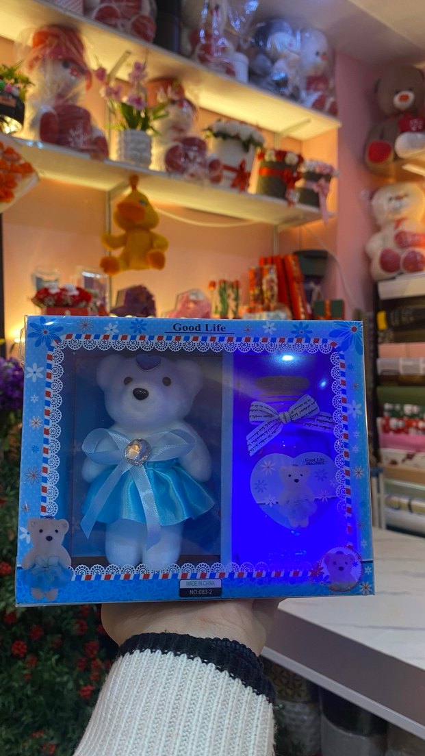 Renkli Peluş Ayıcık Seti ışıklı - Görsel 4