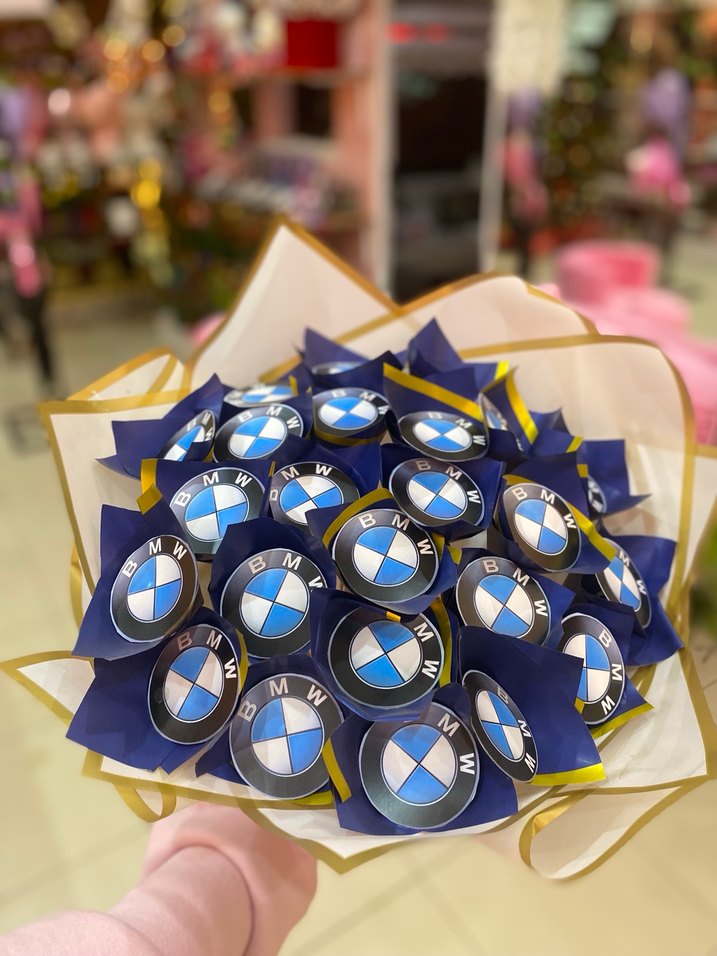 Bmw logolu buket - Görsel 2