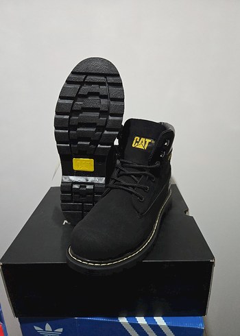 Siyah Erkek CAT Street Wear Bot - Görsel 5