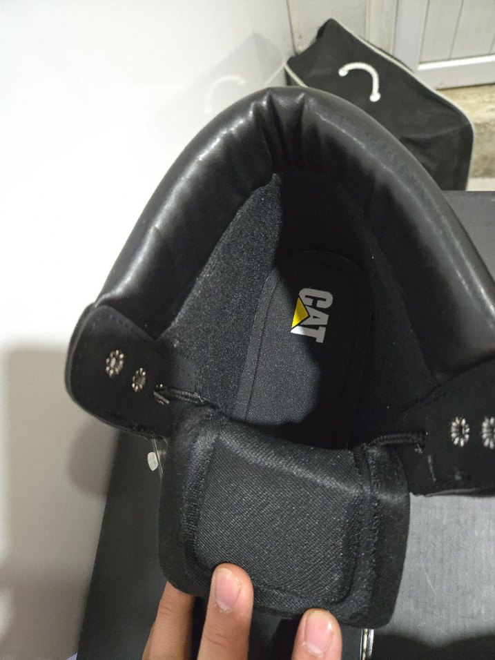 Siyah Erkek CAT Street Wear Bot - Görsel 4