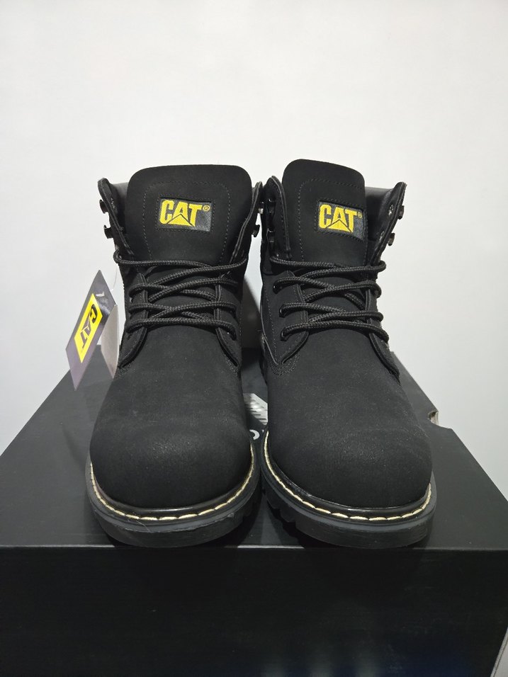 Siyah Erkek CAT Street Wear Bot - Görsel 3