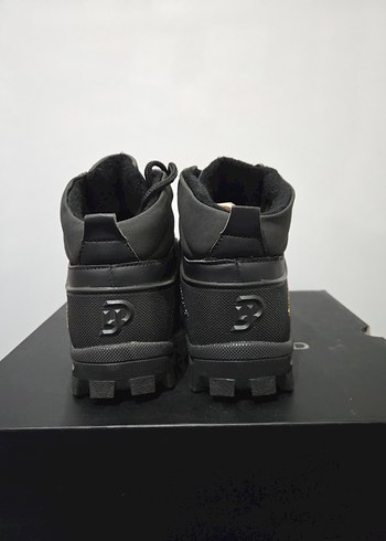 Siyah Erkek Biker Bot - Damperjack - Görsel 5