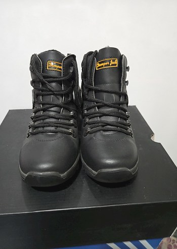 Siyah Erkek Biker Bot - Damperjack - Görsel 3